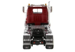 Western Star 4700 SF Tandem Day Cab Tractor Metallic Red 1/50 Diecast Model Diecast Masters 71037