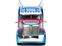 Western Star 5700 XE Phantom Optimus Prime Robot on Chassis Transformers 5 2017 Movie Hollywood Rides Series 1/24 Diecast Model Jada 98403