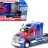 Western Star 5700 XE Phantom Truck Tractor Optimus Prime Transformers The Last Knight 2017 Movie Hollywood Rides Series 1/32 Diecast Model Car Jada 98398