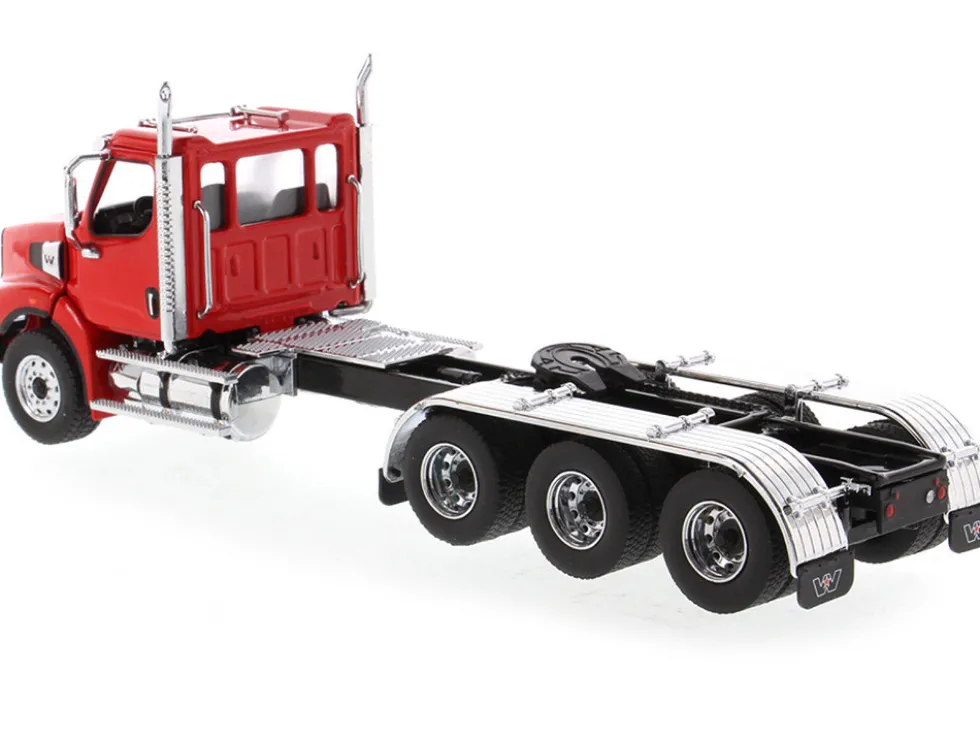 Western Star 49X SBFA Tridem Day Cab Heavy-Haul Truck Tractor Viper Red Transport Series 1/50 Diecast Model Diecast Masters 71085