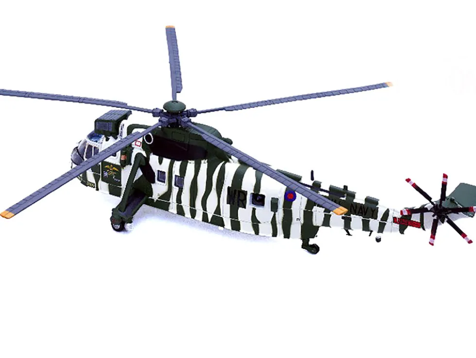 Westland Sea King HC.4 Helicopter "40th Anniversary Livery, 848 Naval Air Squadron, Commando Helicopter Force, Royal Naval Air Station Yeovilton, Somerset" (2009) British Royal Navy 1/72 Diecast Model by Legion