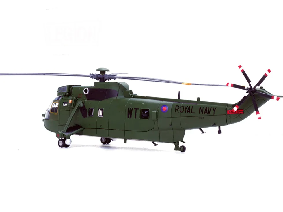 Westland Sea King HC.4 Helicopter "Green Livery, 848 Naval Air Squadron, Commando Helicopter Force, Royal Naval Air Station Yeovilton, Somerset" (2009) British Royal Navy 1/72 Diecast Model by Legion