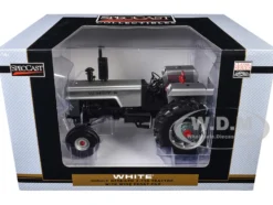 White 2-150 Open Station Wide Front Tractor Silver Metallic "Classic Series" 1/16 Diecast Model by SpecCast