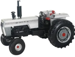 White 2-150 Open Station Wide Front Tractor Silver Metallic "Classic Series" 1/16 Diecast Model by SpecCast