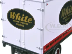 1953 White Super Power 3000 COE Delivery Van 1/34 Diecast Model Car First Gear 10-4084