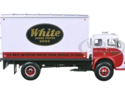 1953 White Super Power 3000 COE Delivery Van 1/34 Diecast Model Car First Gear 10-4084