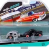 1941 Willys Matt Black and Traveler Trailer Tow & Go 1/64 Diecast Model Maisto 15368-M