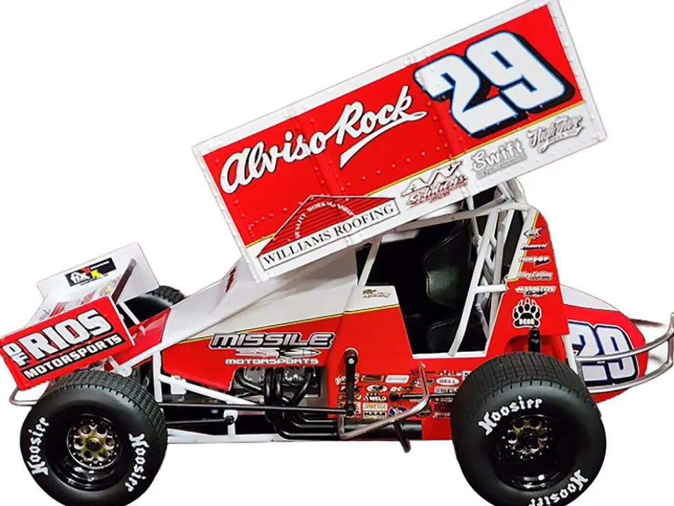 Winged Sprint Car #29 Bud Kaeding "Missile Motorsports" BK Motorsports (2024) 1/18 Diecast Model Car by ACME
