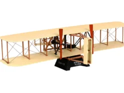 Wright Flyer Aircraft First Heavier Than Air Flying Machine 1/72 Diecast Model Airplane Postage Stamp PS5555