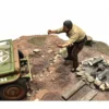 4X4 Mechanic Figure 6 for 1/18 Scale Models American Diorama AD18016