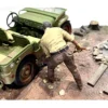4X4 Mechanic Figure 4 for 1/18 Scale Models American Diorama AD18014