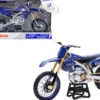 Yamaha YZ450F Dirt Bike Motorcycle Blue and Black 1/6 Diecast Model New Ray 49703