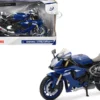 Yamaha YZF-R1 Motorcycle Blue 1/12 Diecast Model by New Ray