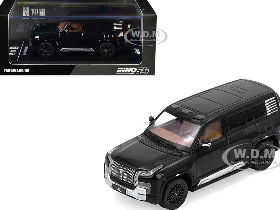 Yangwang U8 Black 1/64 Diecast Model Car by Inno Models