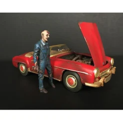 Zombie Mechanic Figurine I for 1/24 Scale Models American Diorama 38297