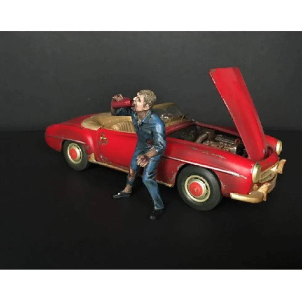 Zombie Mechanic Figurine II for 1/18 Scale Models American Diorama 38198