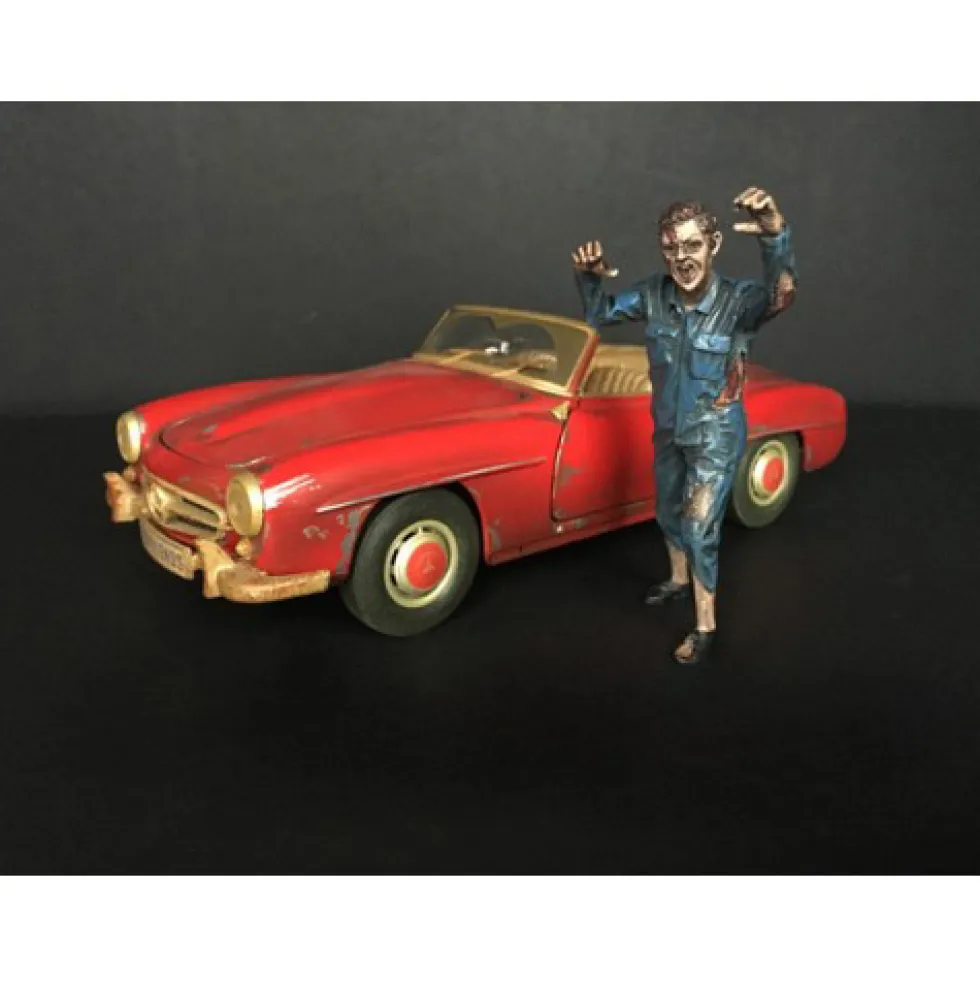 Zombie Mechanic Figurine II for 1/18 Scale Models American Diorama 38198