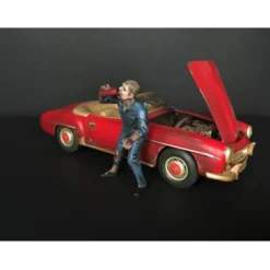 Zombie Mechanic Figurine III for 1/24 Scale Models American Diorama 38299